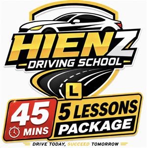 Driving School Automatic Lessons - 45mins x 5 Auto Driving Lessons at HIENZ Driving School