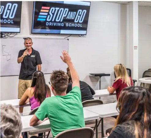 driving school classroom session