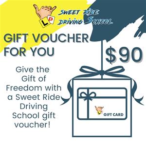 Driving School Gift Voucher - Automatic Driving Lesson - Gift Voucher - 1 Hour at Sweet Ride Driving School