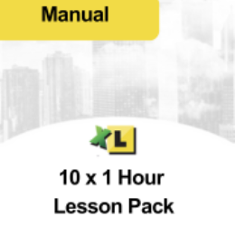 Driving School Packages - Manual 10 x 1 Hour Lesson Pack