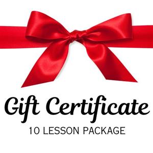 Driving School Gift Certificates - 10 x 1 hour Driving lesson Gift Certificate at Chris' Driving School
