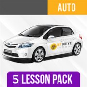 5 x Automatic Driving Lessons