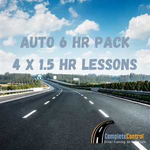 Driving School Auto Lessons - Auto Driving Lessons - 6 Hour Package at Complete Control Driver Training