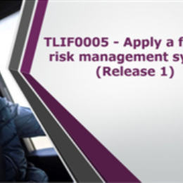 Educational Services TLI Training - TLIF0005 Apply fatigue risk management system