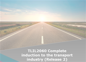 Educational Services TLI Training - TLIL2060 Complete Induction to the Transport Industry at Coast Wide Training Solutions
