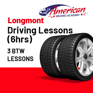 Driving School Lessons - Longmont BTW Lessons (6HR) at American Driving Academy