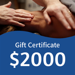 Massage Clinic Gift Certificate - Gift certificate for $2000
