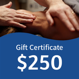 Massage Clinic Gift Certificate - Gift certificate for $250
