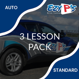 Driving School Auto Lesson - 3 Lesson Auto Pack