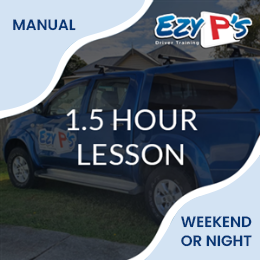 Driving School Manual Lesson - 1.5 Hour Manual Weekend/Night Lesson