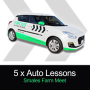 Driving School Driving Lessons - 5 x Auto Lessons - Smales Farm Meet at Focus Driving School