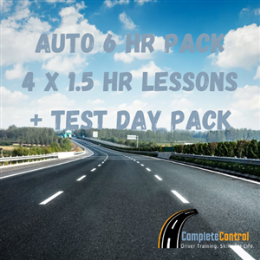 Driving School Auto Lessons + Test - Auto Driving Lessons - 6 Hour Package + Test Day Package