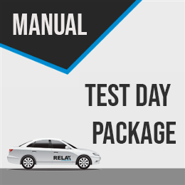 Manual Test Day Package | Relax Driving School