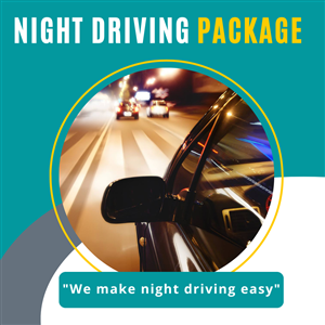 Driving School Driving Lesson - 1 hour Night Driving Lesson at Right Choice Driving School