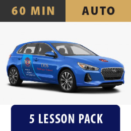 Driving School Lesson Packages - 5 x 1 Hour Lesson Pack (Automatic)