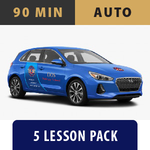 Driving School Lesson Packages - 5 x 1.5 Hour Lesson Pack (Automatic) at DOS Driving School