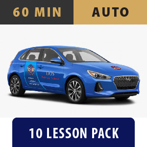 Driving School Lesson Packages - 10 x 1 Hour Lesson Pack (Automatic) at DOS Driving School