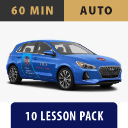 Driving School Lesson Packages - 10 x 1 Hour Lesson Pack (Automatic)