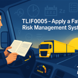 Driving School Online Courses - TLIF0005 Apply a Fatigue Risk Management System