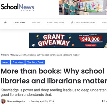 More than Books: Why school libraries and librarians matter