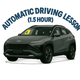 Driving School Packages Automatic - 1.5 Hour Automatic Driving Lesson
