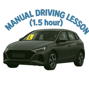 Driving School Packages Manual - 1.5 Hour Manual Driving Lesson at Porterble Driving School