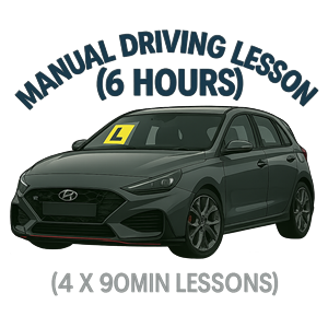 Driving School Packages Manual - 4 x 90 minute Manual pack (6 hours) at Porterble Driving School