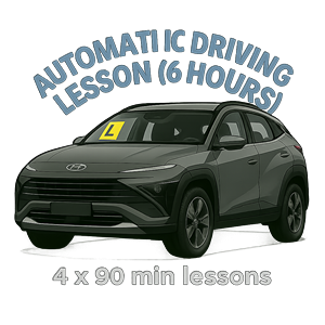 Driving School Packages Automatic - 4 x 90 minute Auto pack (6 hours) at Porterble Driving School