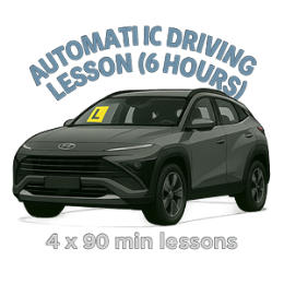 Driving School Packages Automatic - 4 x 90 minute Auto pack (6 hours)
