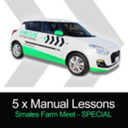 Driving School Driving Lessons - 5 x Manual Lessons - Smales Farm Meet - Weekday Special (9am - 3pm) excludes school holidays