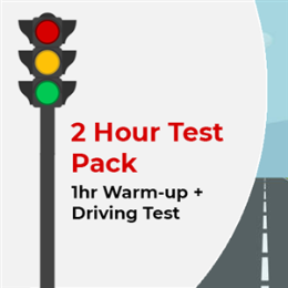 Driving School Test Packages - 2hr Warmup + Driving Test