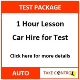 Driving School Packages - Test Package