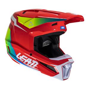 Driving School Off Road Helmets - Leatt 2025 2.5 Helmet - Red at Top Rider Gladstone