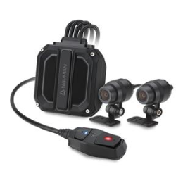 Driving School Accessories - fNavman MiVue 820D Motorcycle Dash Cam - Front & Rear Cameras