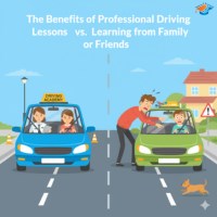 The Benefits of Professional Driving Lessons vs. Learning from Family or Friends