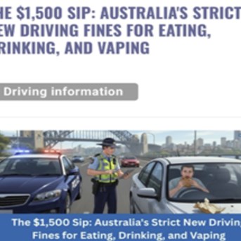 Eat Drink and Drive Safely