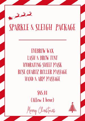 Salon, Barber & Beauty Shops Treatment Gift Vouchers - SPARKLE & SLEIGH PACKAGE at Bay Harmony Skin & Body