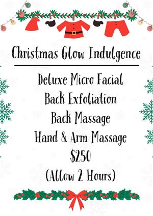 Salon, Barber & Beauty Shops Treatment Gift Vouchers - CHRISTMAS GLOW INDULGENCE PACKAGE at Bay Harmony Skin & Body