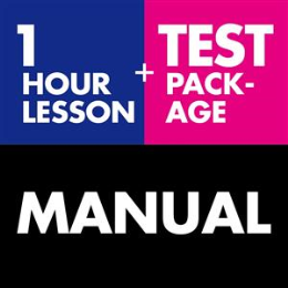 Driving School Test Day Package - 1 hour Manual Lesson and Test Package