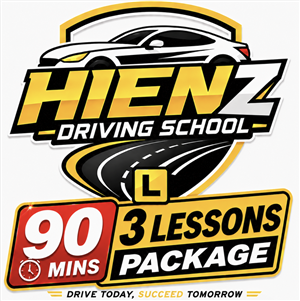 Driving School STARTUP Package 5 lessons - 90mins x 3 Driving Lessons Package at HIENZ Driving School