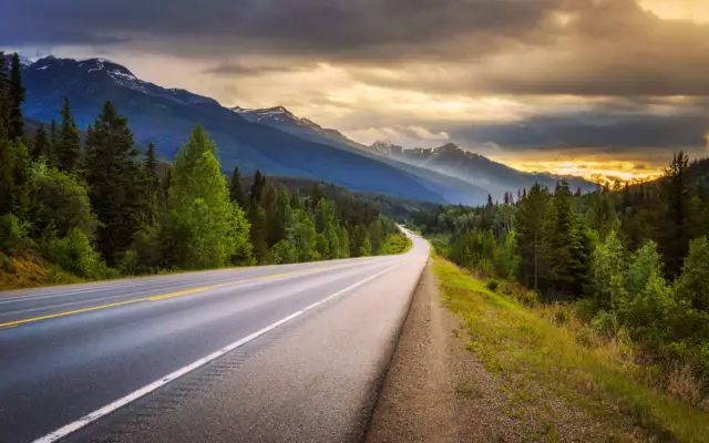empty roadway
