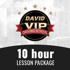 Driving School Lesson Packages - 10 Hour Lesson Package at David VIP Driving School