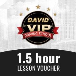 Driving School Lesson Voucher - 1.5 Hour Lesson Voucher at David VIP Driving School