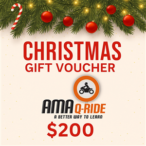 Driving School Gift Card - Christmas Gift Voucher - $200 at AMA Q-Ride