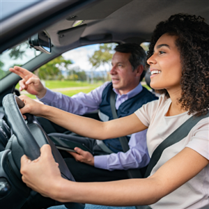 Image of driver saving money