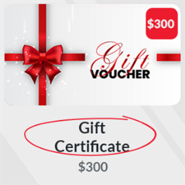 Driving School Gift Certificates - Gift Certificate $300