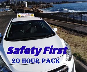 Driving School Packages - 20 Hour Pack at Sun Driving School