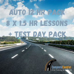 Driving School Auto Lessons + Test - Auto Driving Lessons - 12 Hour Package + Test Day Package