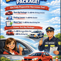 Driving School Complete Package - COMPLETE Package 60mins