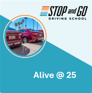 Driving School Classroom Courses - Alive @ 25 at Stop and Go Driving School
